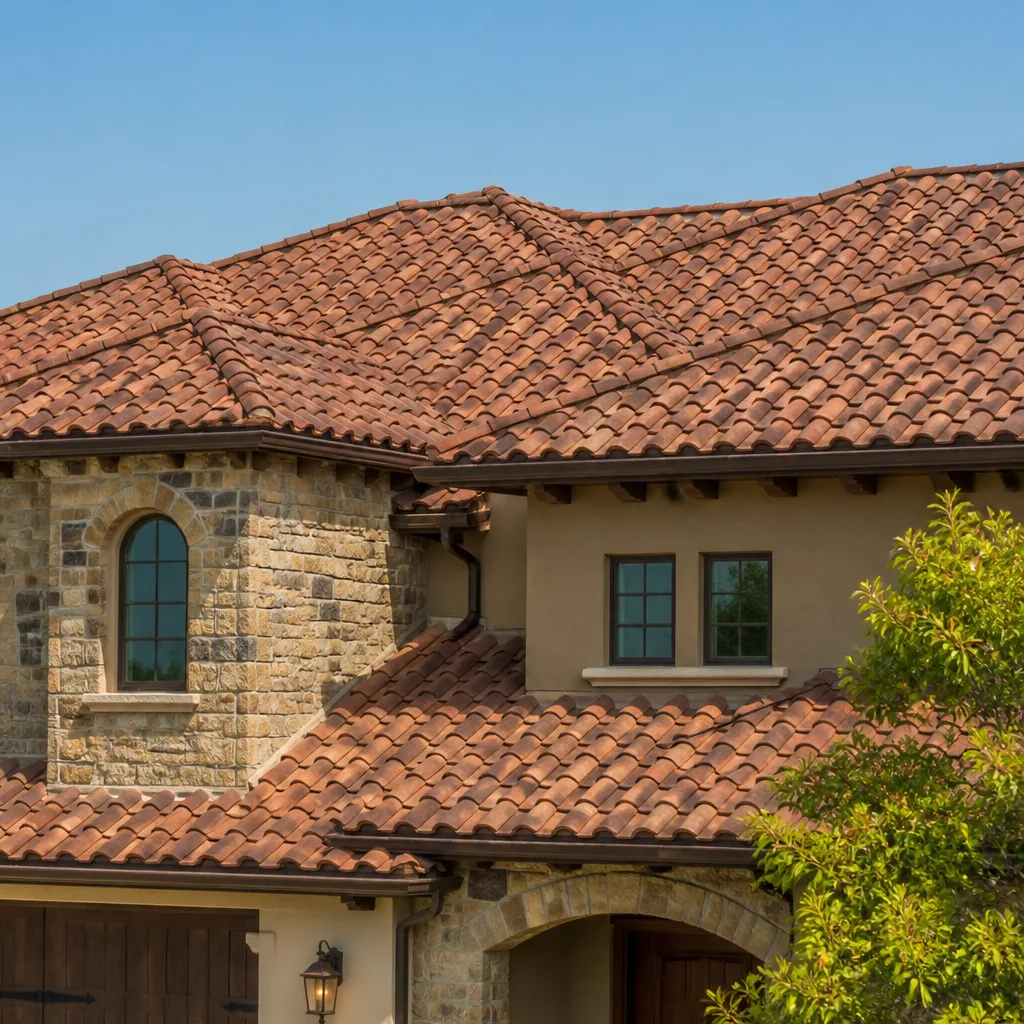 Tile roofing